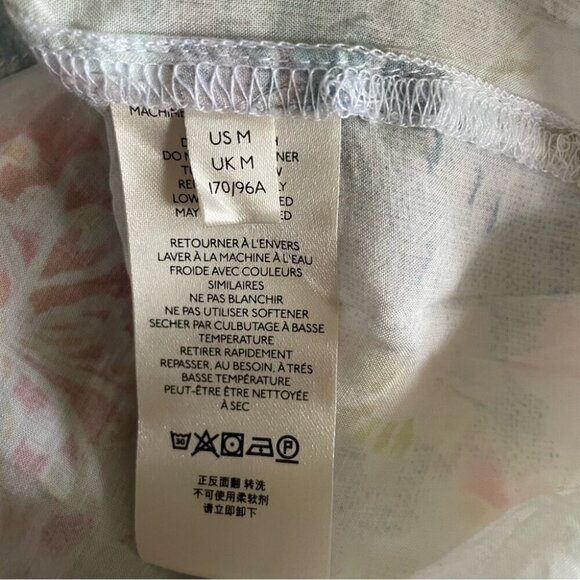 NWT Free People We The Free  Share Good Vibes Button Down, Sz Small - Picture 14 of 15